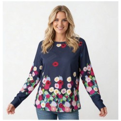 Chemisier Albane Loose Marine - La Cible Rouge 2