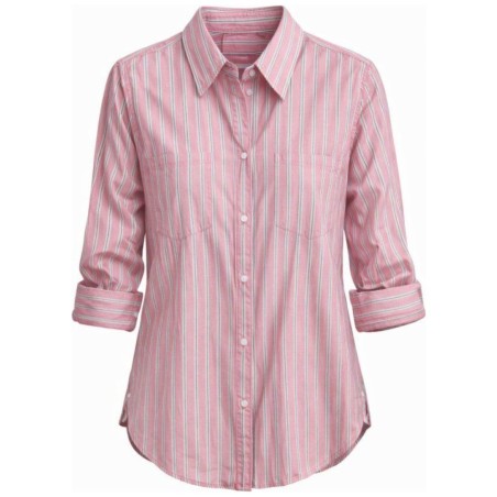 Chemise Longue Popeline Rayée Femme – Tom Tailor