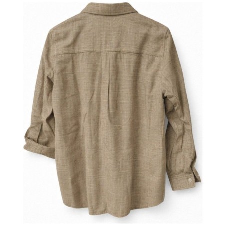 Blouse Slub Tom Tailor - Micro-Carreaux 100% Coton