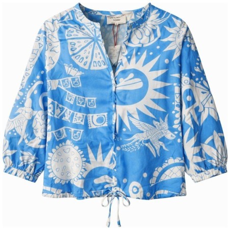 Blouse Motifs K Design | Col V Manches 3/4 Coton