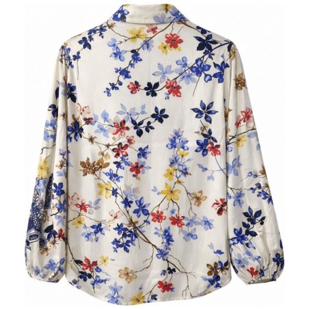 Blouse Florale Brodée K Design | Coton & Dentelle
