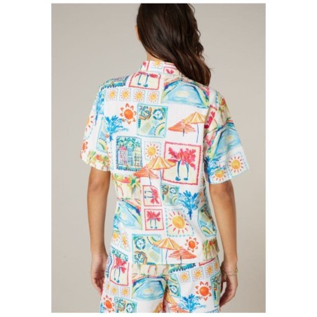 Chemise SUMMER SH W Deeluxe – Imprimé Tropical Femme