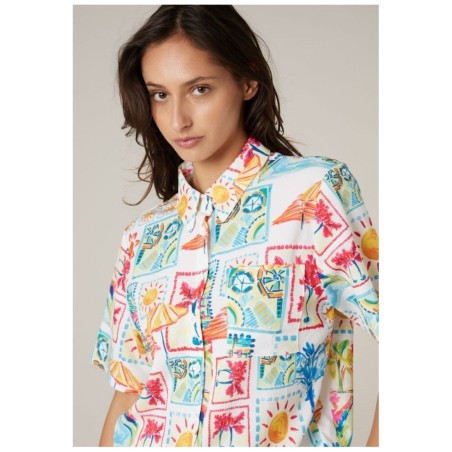 Chemise SUMMER SH W Deeluxe – Imprimé Tropical Femme