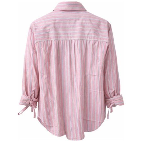 Chemise Longue Popeline Rayée Femme – Tom Tailor
