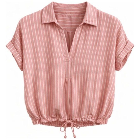 Blouse Rayée Manches Courtes Femme – TOM TAILOR