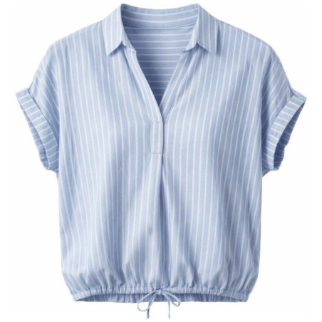 Blouse Rayée Manches Courtes TOM TAILOR | Viscose